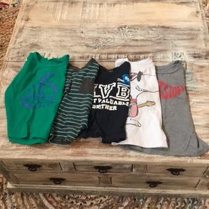 Lot of 5 boys 4T t-shirts